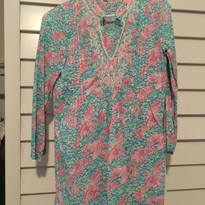 SOLD. Lilly Pulitzer beaded tunic/coverup